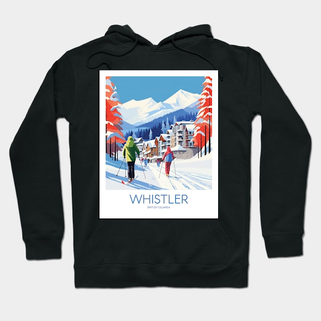 WHISTLER Hoodie by MarkedArtPrints